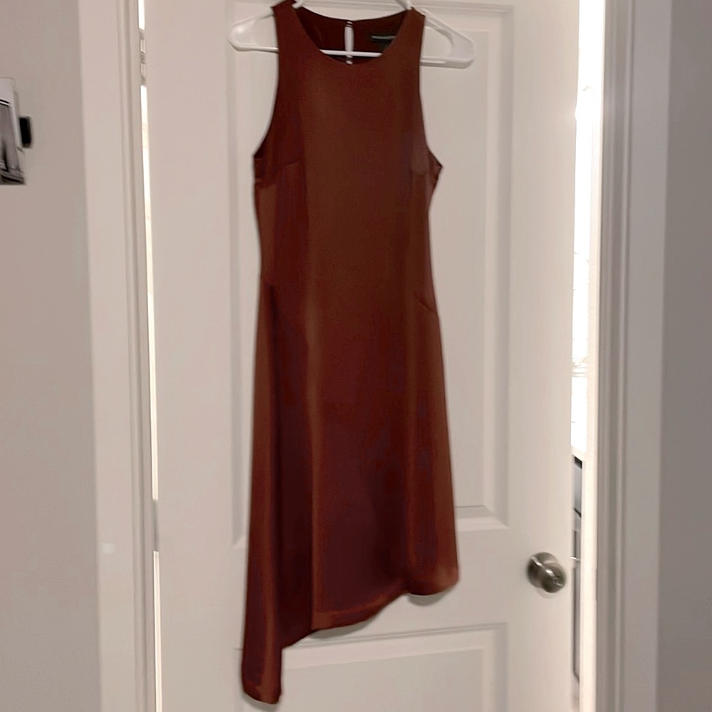 Banana Republic Satin Bronze Dress